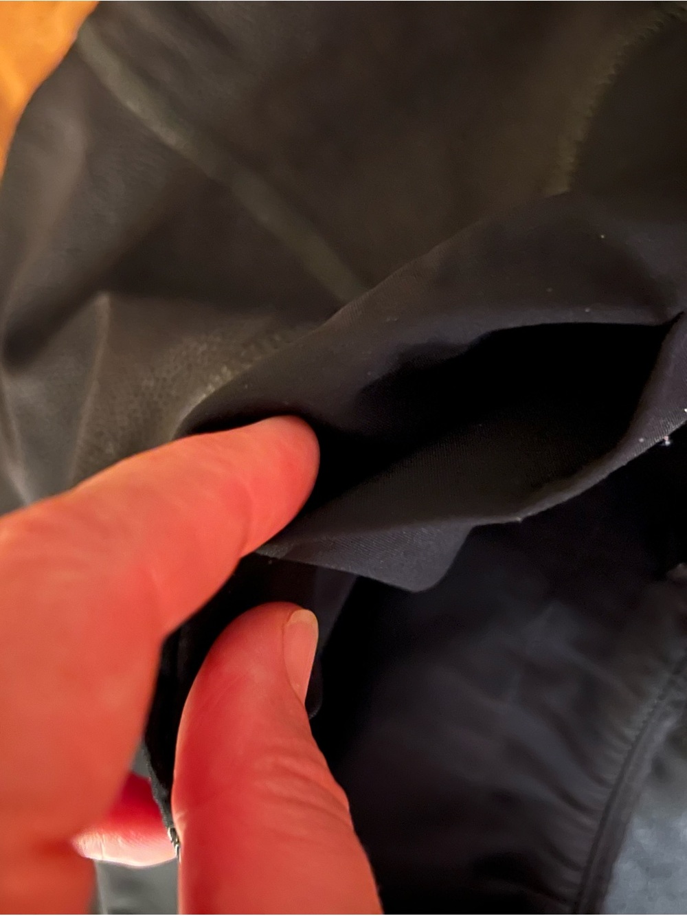 Fjallraven Black Women's Leggings with Cell Phone Side Pocket - Picture 9 of 12
